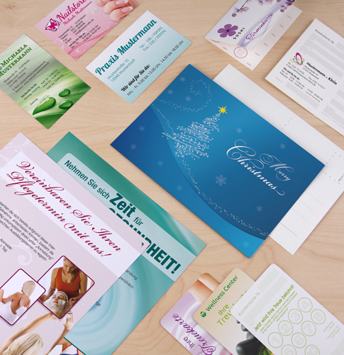 Viele verschiedene Produkte zur Kundenpflege