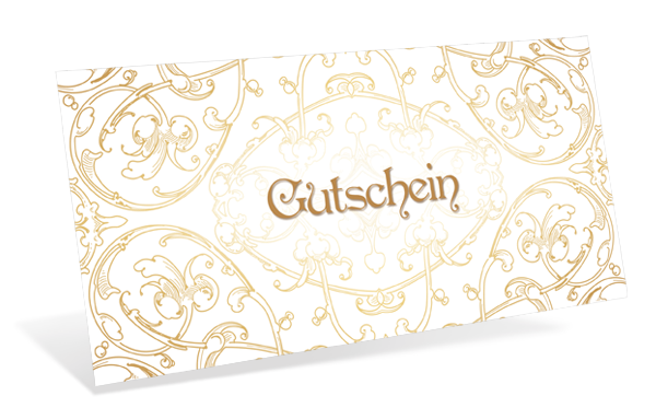 1209010312 Gutscheinkarte Classic "Zierde" Gutscheinkarte Classic "Zierde"