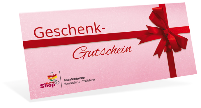 1208010182 Gutscheinkarte Classic "pink surprise" individuell Gutscheinkarte Classic "pink surprise" individuell