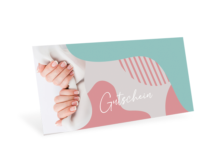 Gutscheinkarte Classic "Sweet Nails" individuell