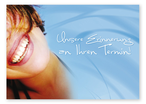 Recallkarte "healthy smiles"