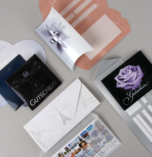 Gutscheinkarten Cute Case personalisiert