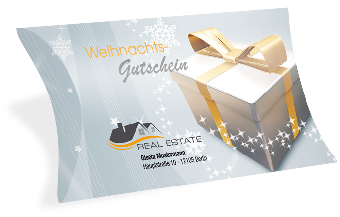 1231010195 Gutscheinkarte Etui "Weihnachtszauber" individuell Gutscheinkarte Etui "Weihnachtszauber" individuell