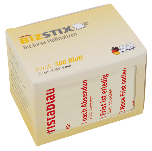 BIZSTIX® Business Haftnotizen "Fristablauf am" BIZSTIX® Business Haftnotizen "Fristablauf am"