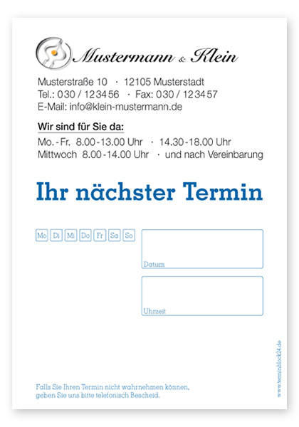 1237020101 Terminzettel "Light Window" Terminzettel "Light Window"