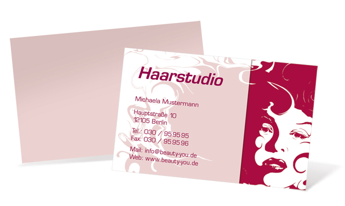 Visitenkarte "Popart" Landscape Visitenkarte "Popart" Landscape