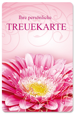 Treuekarte "Gerbera"