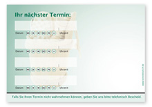 1215010406 Terminzettel "Saunaliebe" - 4 Termine mit Wochentagen Terminzettel "Saunaliebe" - 4 Termine mit Wochentagen