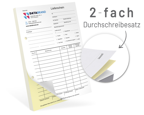 1219010110 Durchschreibesatz 2-fach geblockt DIN A5 Durchschreibesatz 2-fach geblockt DIN A5