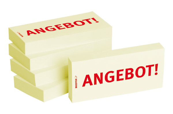 BIZSTIX® Business Haftnotizen "Angebot!" BIZSTIX® Business Haftnotizen "Angebot!"