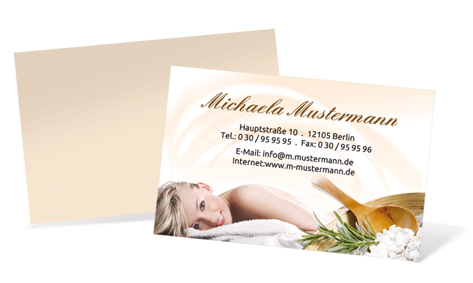 1212020244 Visitenkarte "Wellnes Dreams" Landscape Visitenkarte "Wellnes Dreams" Landscape