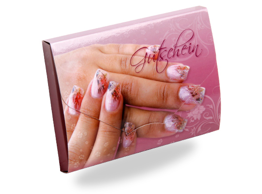 Gutscheinkarte Cute Case "nail art"