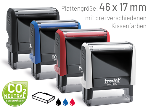 Firmen- & Praxisstempel Printy  46 x 17 mm