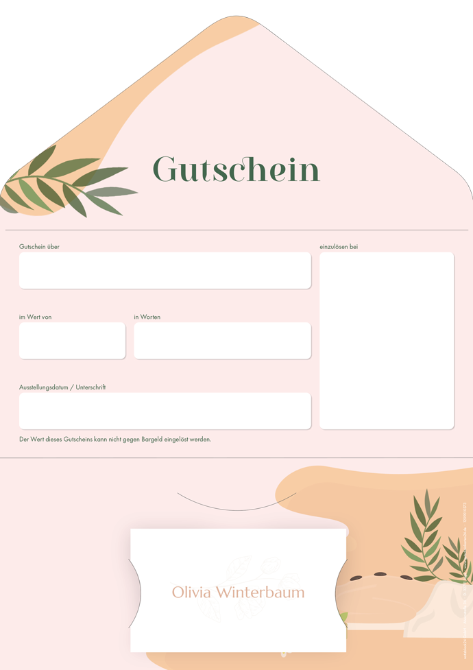 Gutscheinkarte Classic "Massage" individuell Gutscheinkarte Classic "Massage" individuell