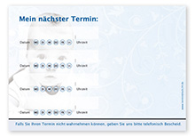 1215010419 Terminzettel "Baby Smiley" - 4 Termine mit Wochentagen Terminzettel "Baby Smiley" - 4 Termine mit Wochentagen