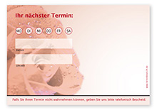 1215010114 Terminzettel "einsame Rose" - 1 Termin mit Wochentagen Terminzettel "einsame Rose" - 1 Termin mit Wochentagen