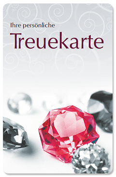 Treuekarte "Diamanten"