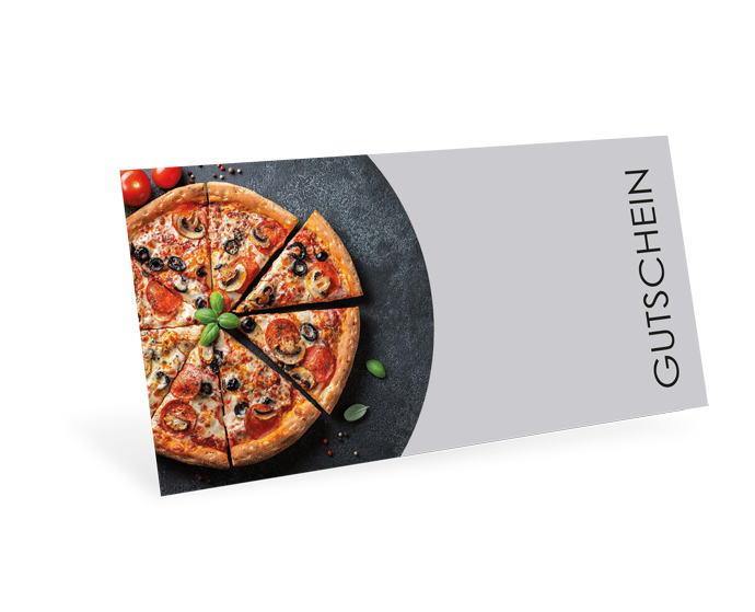 1208010351 Gutscheinkarte Classic "Pizzeria" individuell Gutscheinkarte Classic "Pizzeria" individuell