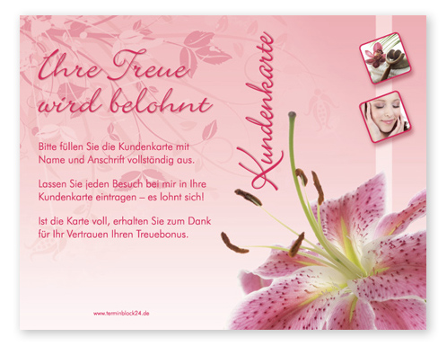 1206010103 Kundenkarte "natürlich Schön" Kundenkarte "natürlich Schön"