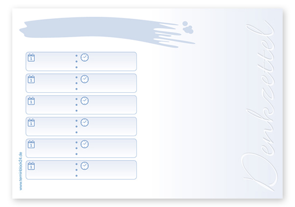 Terminzettel Classic #3.6 Terminzettel Classic #3.6