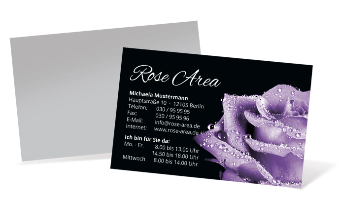 Visitenkarte "Mitternachtstau" Landscape Visitenkarte "Mitternachtstau" Landscape