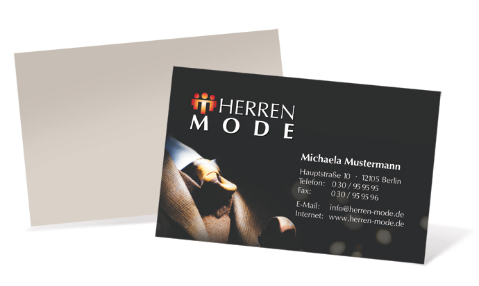 Visitenkarte "Gentleman" Landscape Visitenkarte "Gentleman" Landscape