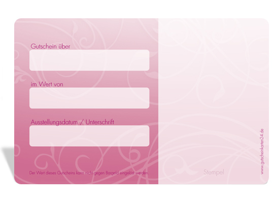 Gutscheinkarte Cute Case "Gerbera"