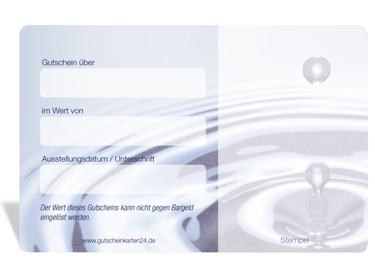 Gutscheinkarte Cute Case "Körperfrische" Gutscheinkarte Cute Case "Körperfrische"