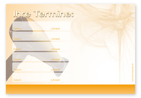 Terminzettel "Popart" - 6 Termine Terminzettel "Popart" - 6 Termine