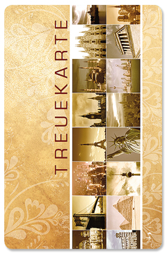 Treuekarte "Around the World"