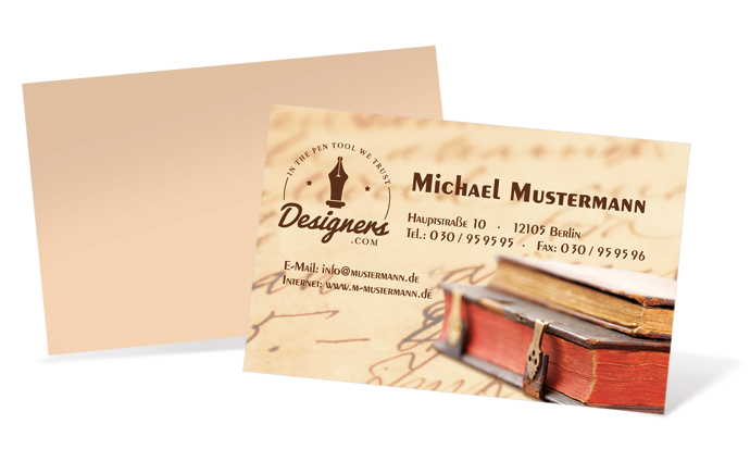 1212020203 Visitenkarte "Poesie" Landscape Visitenkarte "Poesie" Landscape