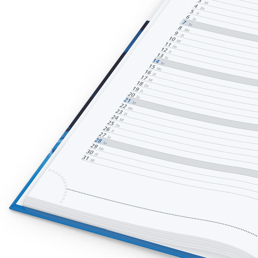 EasyBook Kalender A5 mit Registerstanzung