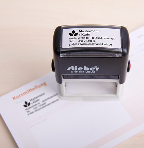 Stempel online gestalten und bestellen Stempel online gestalten und bestellen