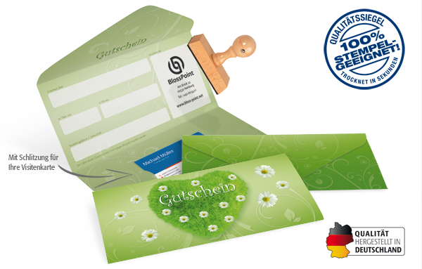 Gutscheinkarte Classic "grünes Herz" Gutscheinkarte Classic "grünes Herz"