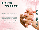 Kundenkarte "sanfte Berührung"