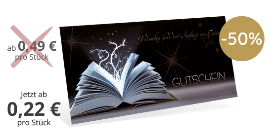 Gutscheinkarte Classic "Lesezauber"