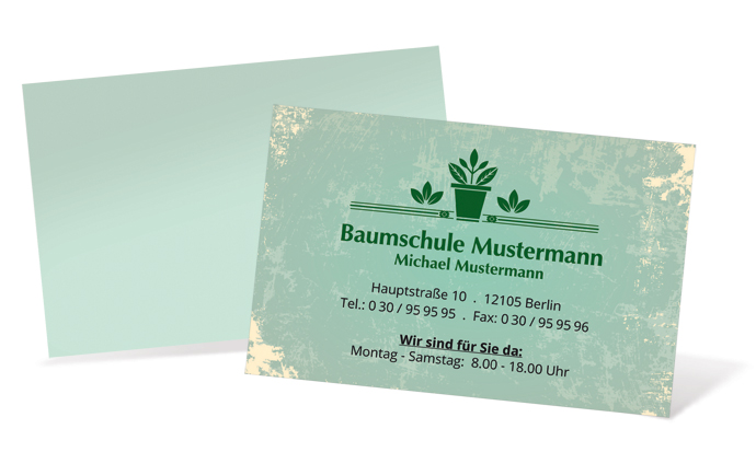 1212020330 Visitenkarte "happy birds" Landscape Visitenkarte "happy birds" Landscape