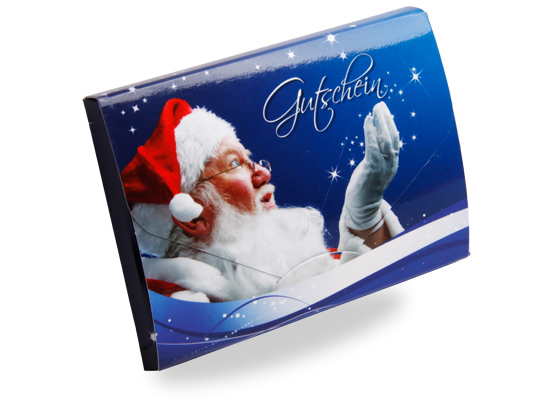 Gutscheinkarte Cute Case "Santa"