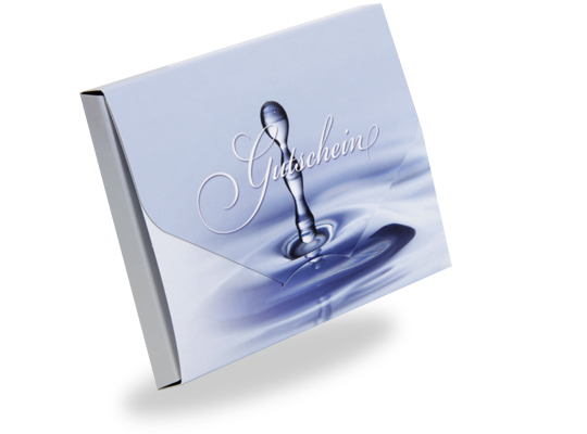 1242010127 Gutscheinkarte Cute Case "kühler Tropfen" Gutscheinkarte Cute Case "kühler Tropfen"