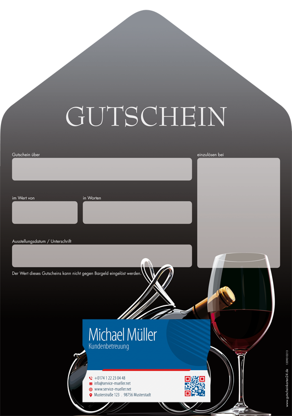 Gutscheinkarte Classic "Weinlese"