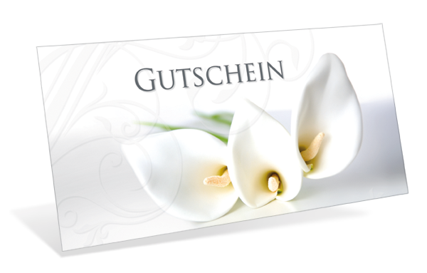 Gutscheinkarte Classic "calla"