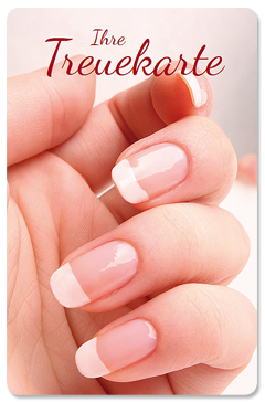 Treuekarte "french nails"