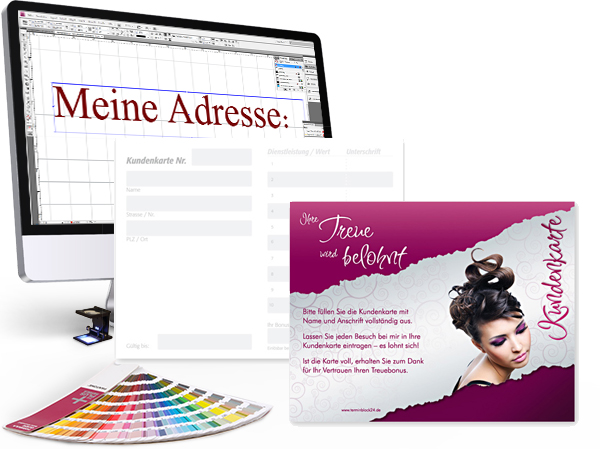 Gestaltungsservice für Kundenkarten Gestaltungsservice für Kundenkarten