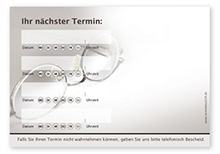1215010420 Terminzettel "Durchblick behalten" - 4 Termine mit Wochentagen Terminzettel "Durchblick behalten" - 4 Termine mit Wochentagen