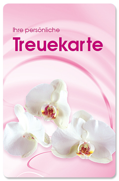 Treuekarte "pink Flower"