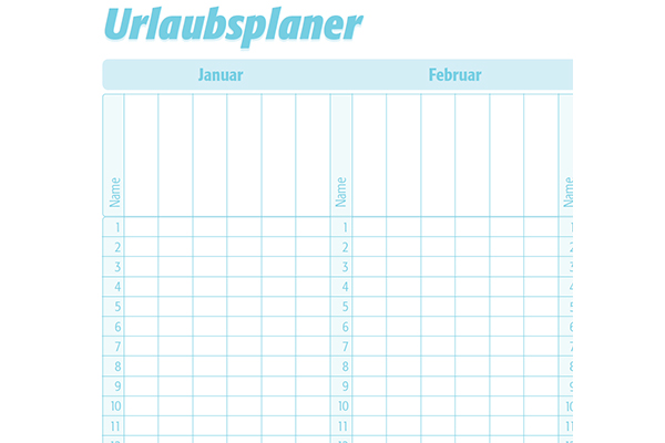 Terminplaner 3 Spalten - 15 Minutentakt