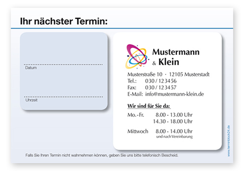 Terminzettel Classic #4.1 Terminzettel Classic #4.1