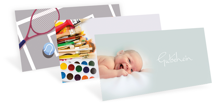 Gutscheinkarten selbst gestalten Gutscheinkarten selbst gestalten