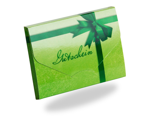 Gutscheinkarte Cute Case "green surprise"